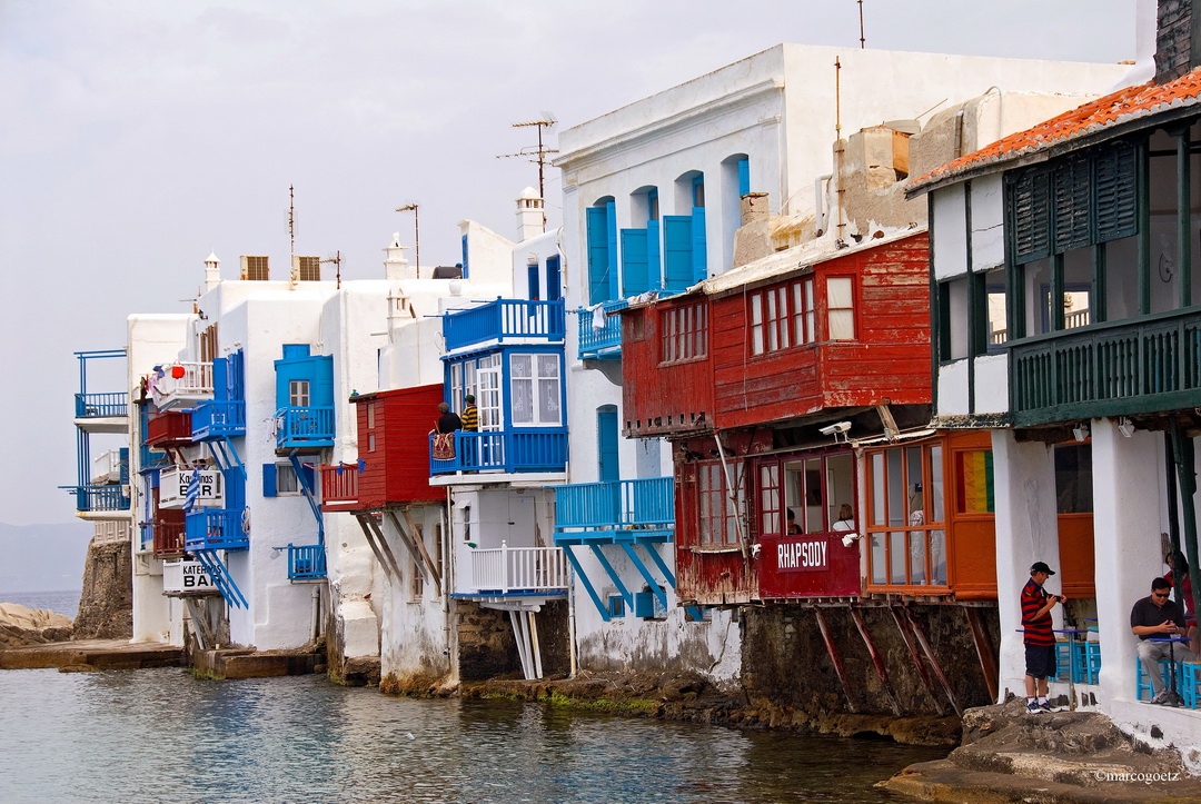 LITTLE VENICE MYKONOS GRIECHENLAND 